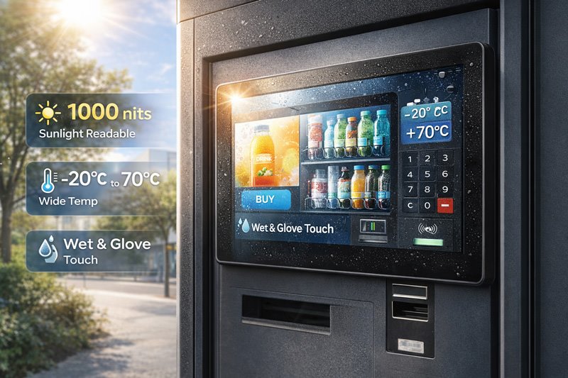 outdoor monitor for vending machine outdoor monitor for vending machine